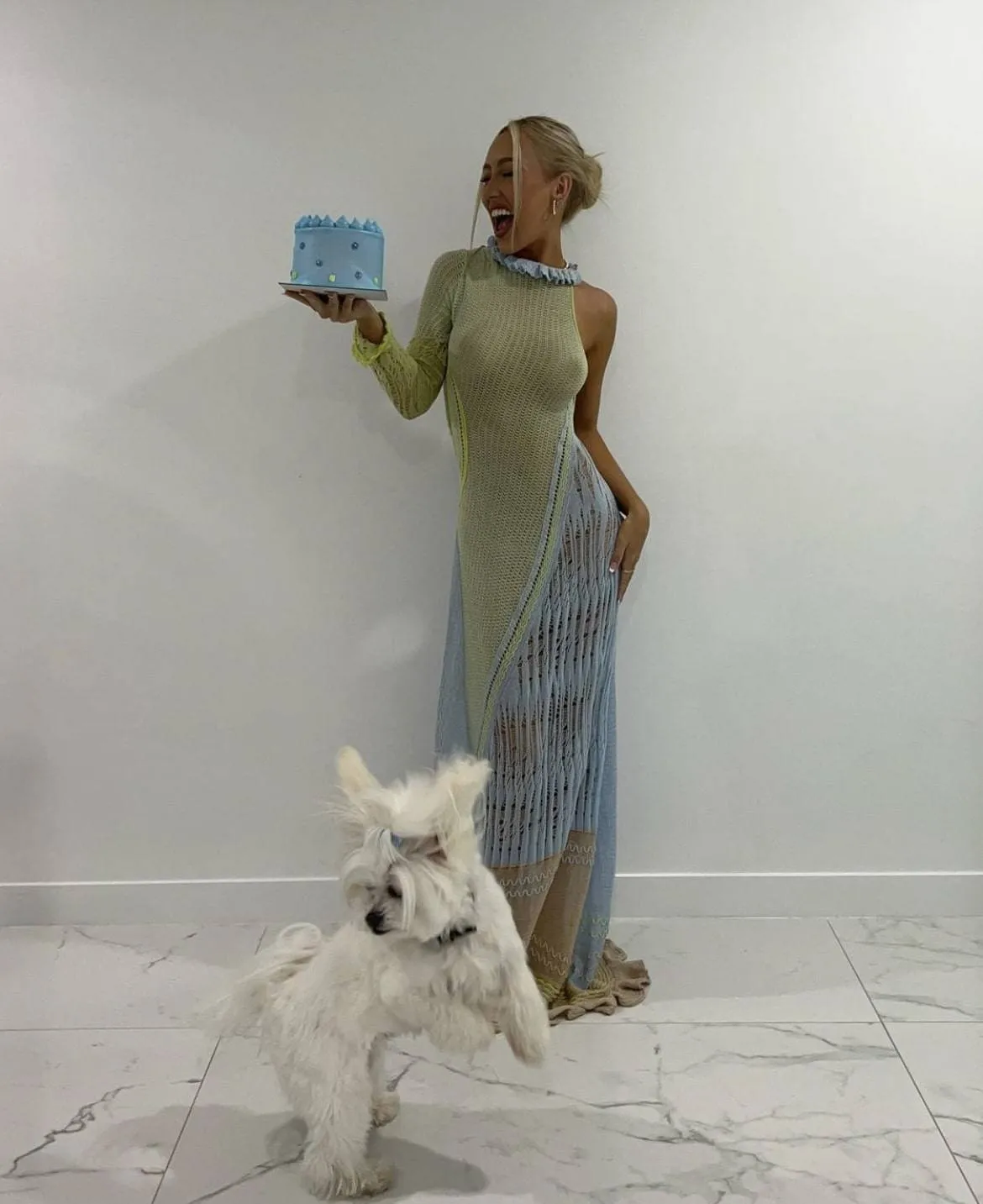 Roberta Einer - Bianca Maxi Dress in Blue