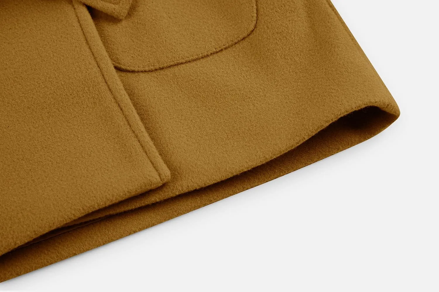 Runcati Baby Kids Boys Girls Classic Wool Blend Coat Winter Double Breasted Trench Coat Outwear Pea Coat Jacket with Belt