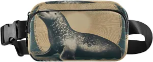 Seal Sun Fanny Pack Water Resistant, Women Men Waist Pack Sling Bag Purse for Travel Hiking