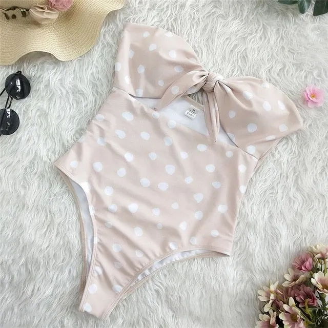 Sexy 2019 Ladies Retro High Waist Swimwear