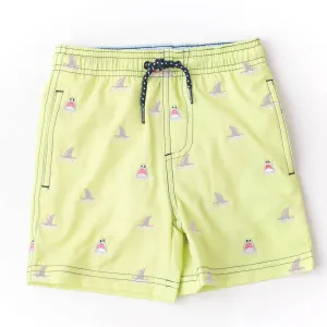 Shade Critters Water Appearing Citron Sharks Swim Trunks