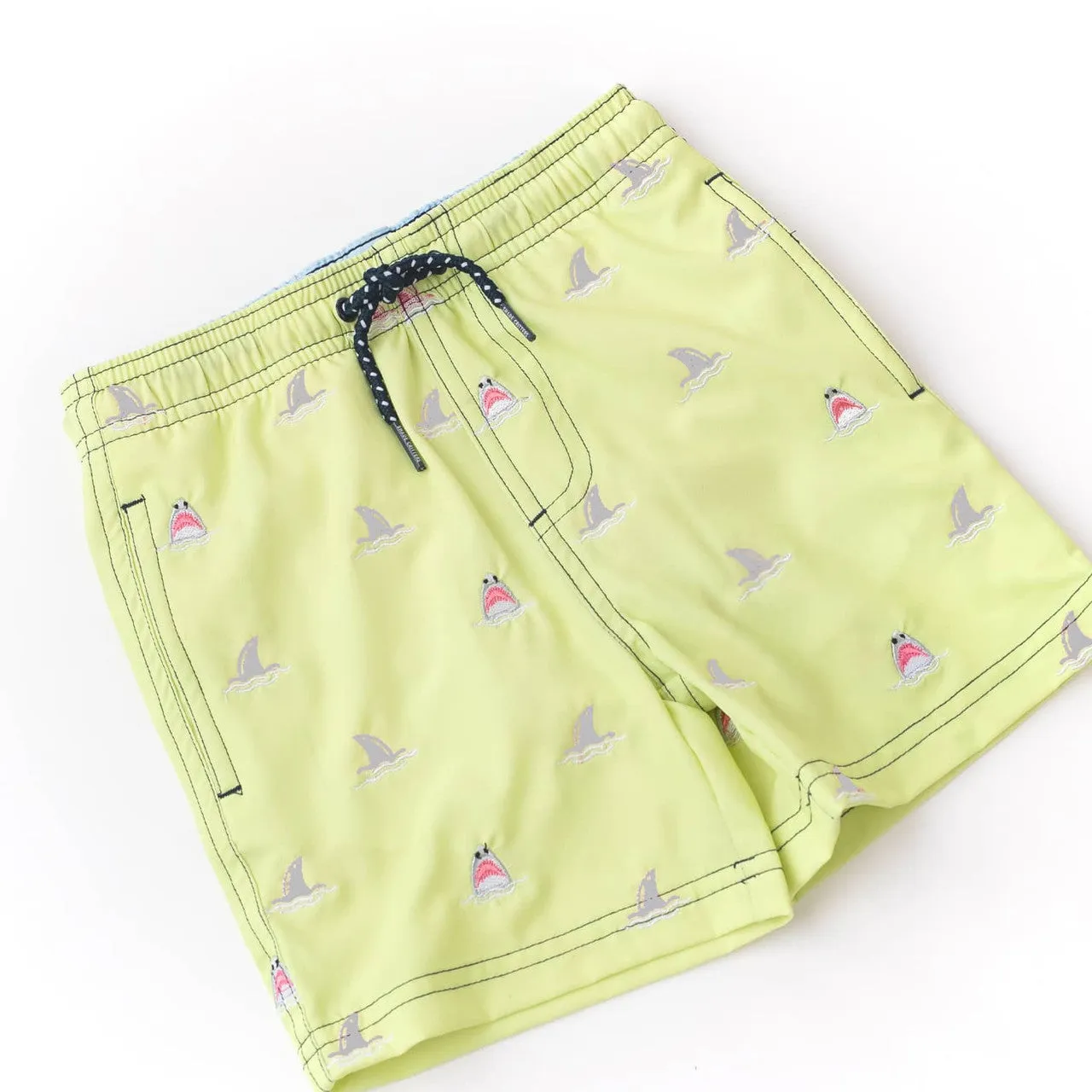 Shade Critters Water Appearing Citron Sharks Swim Trunks