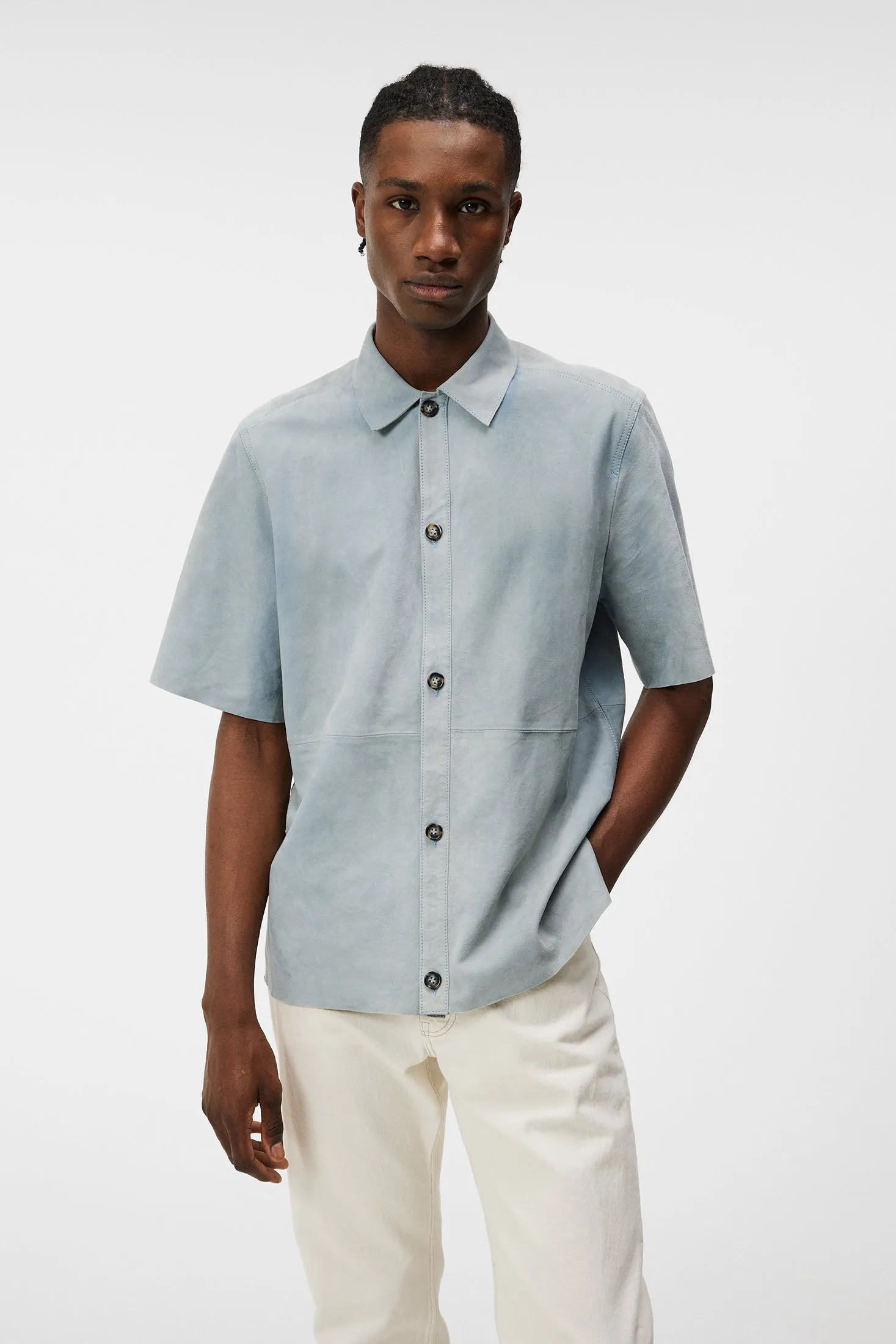 Shorty SS Suede Shirt / Dream Blue