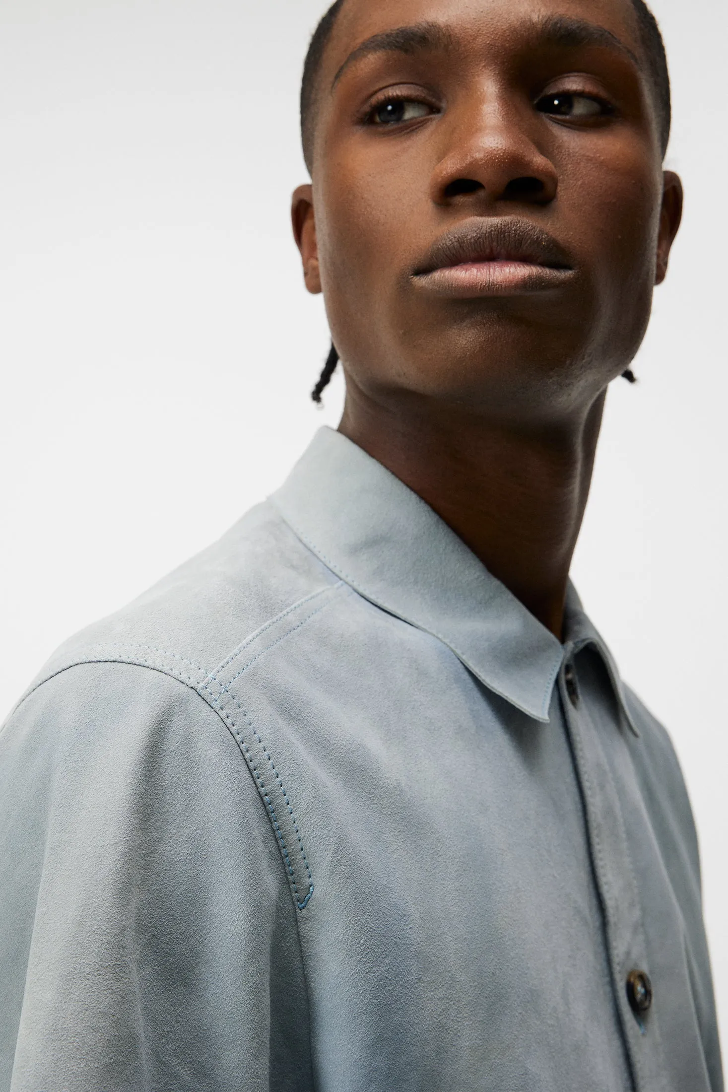 Shorty SS Suede Shirt / Dream Blue