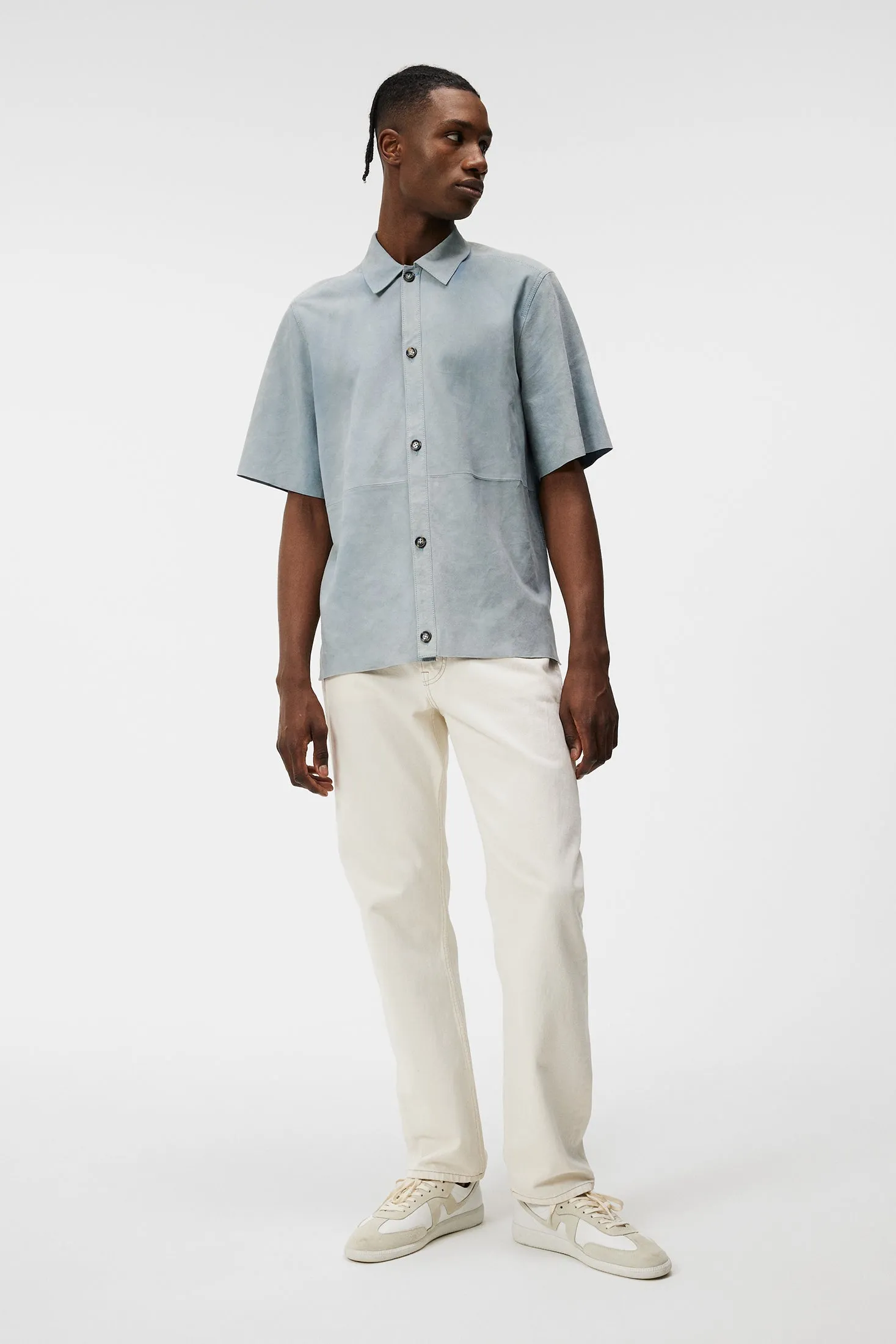 Shorty SS Suede Shirt / Dream Blue