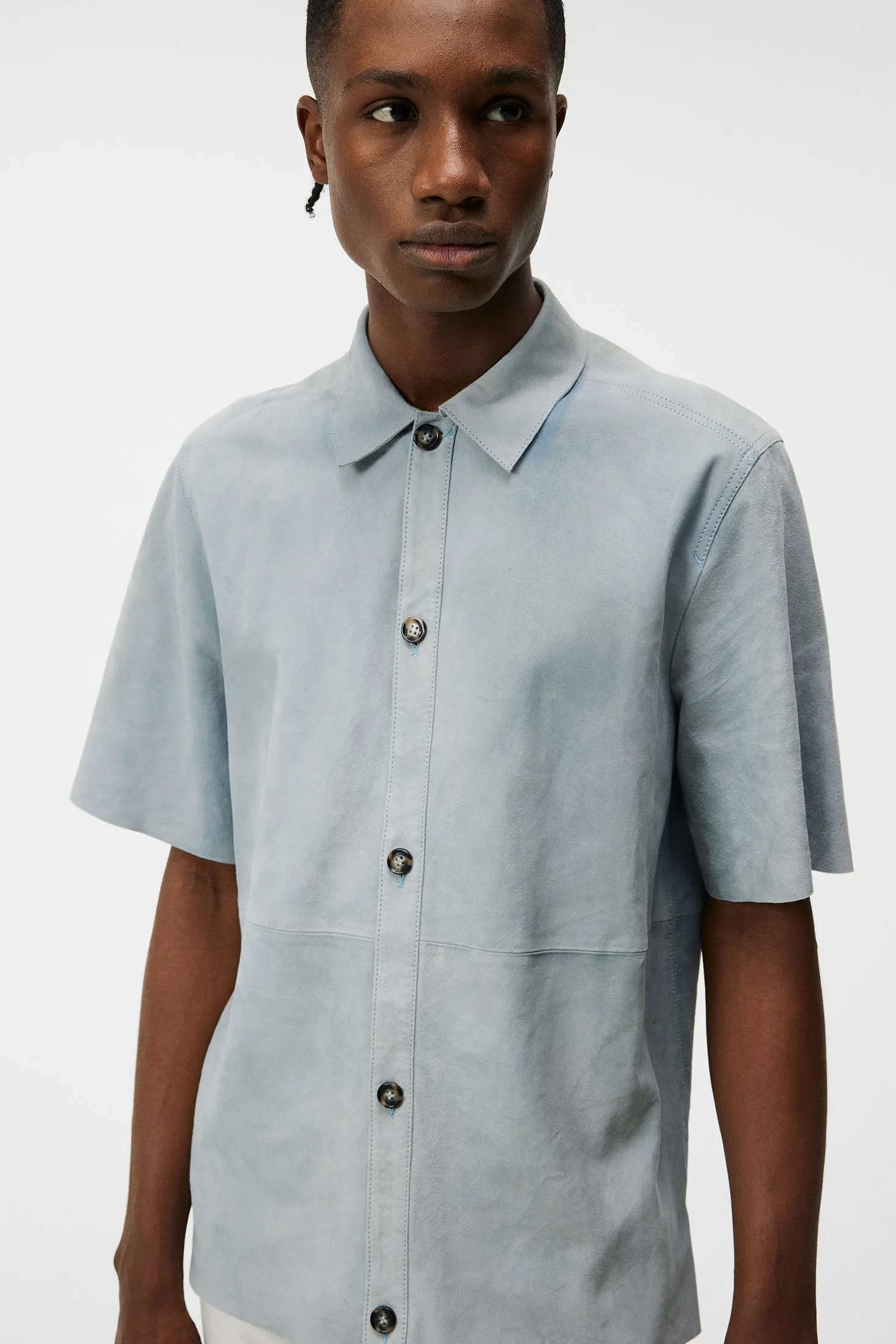 Shorty SS Suede Shirt / Dream Blue