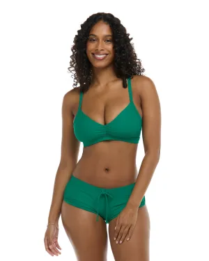 Smoothies Drew D-F Cup Swim Top - Viridian