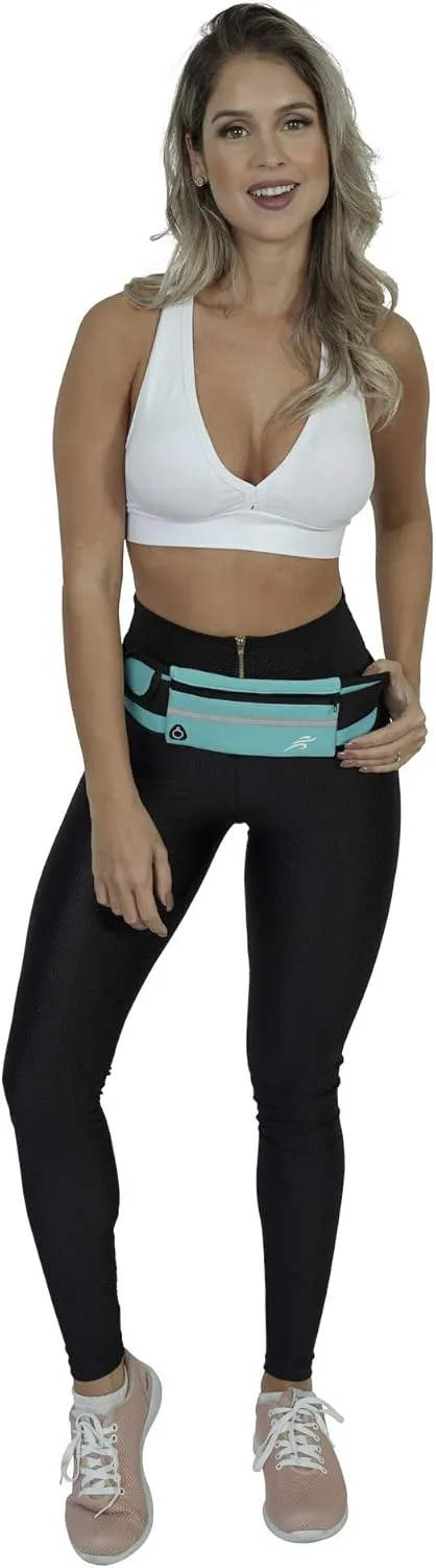 Sports Running Belt and Travel Fanny Pack for Jogging, Cycling and Outdoors with Water Resistant Pockets