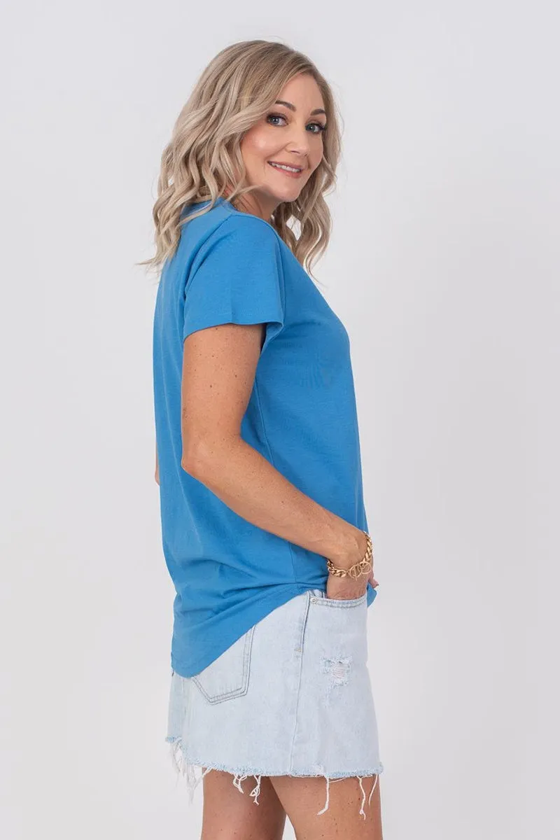 Stella   Gemma - Arrows Tee - Colbalt