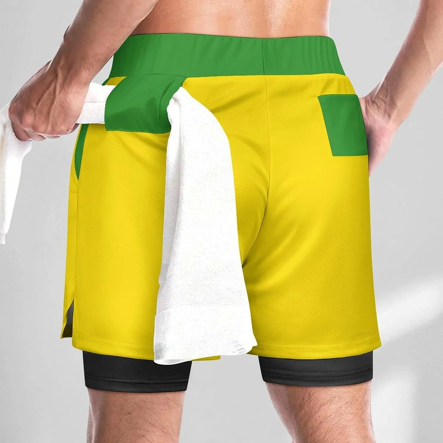 TAIZIYEAH Men's Beach Shorts Sports Beach Pants Swimwear Bathing Suits Board Shorts with Pocket Comfortable