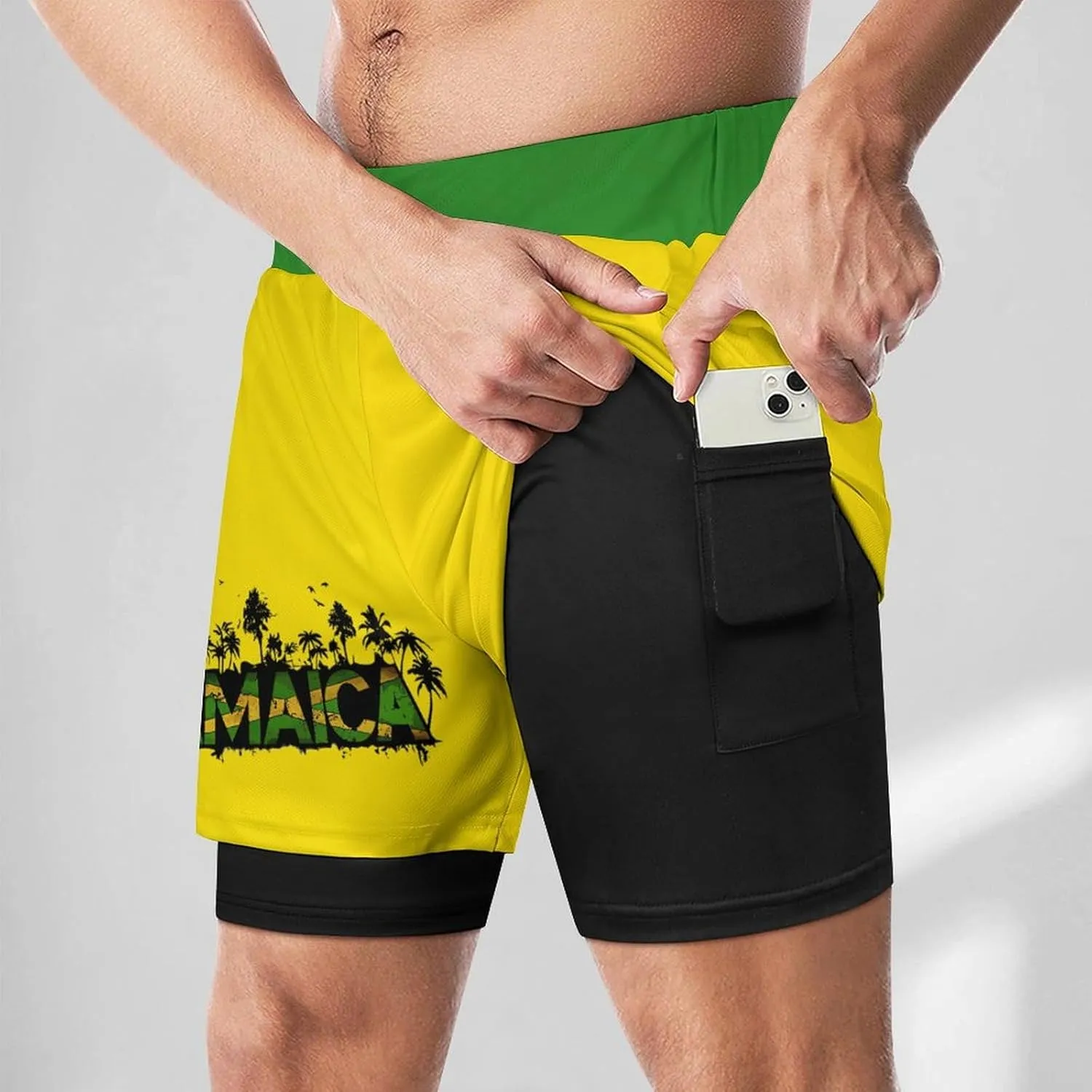 TAIZIYEAH Men's Beach Shorts Sports Beach Pants Swimwear Bathing Suits Board Shorts with Pocket Comfortable