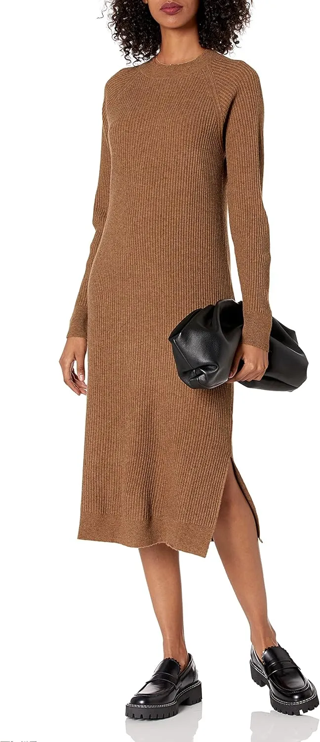 The Drop Women's Renata Rib Midi Dress