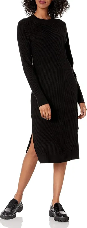 The Drop Women's Renata Rib Midi Dress
