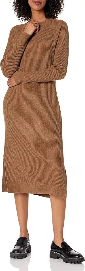 The Drop Women's Renata Rib Midi Dress