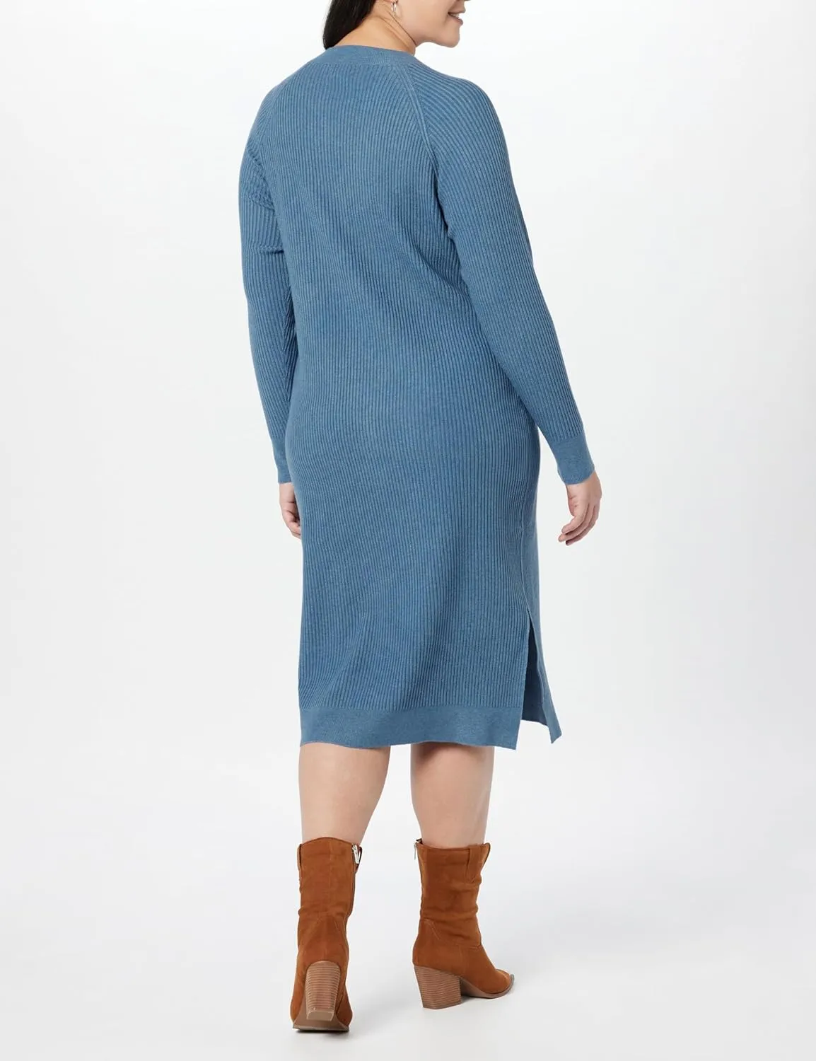 The Drop Women's Renata Rib Midi Dress