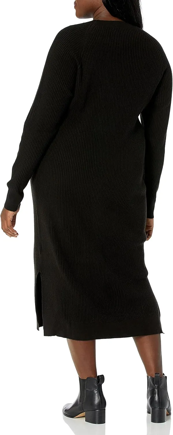 The Drop Women's Renata Rib Midi Dress