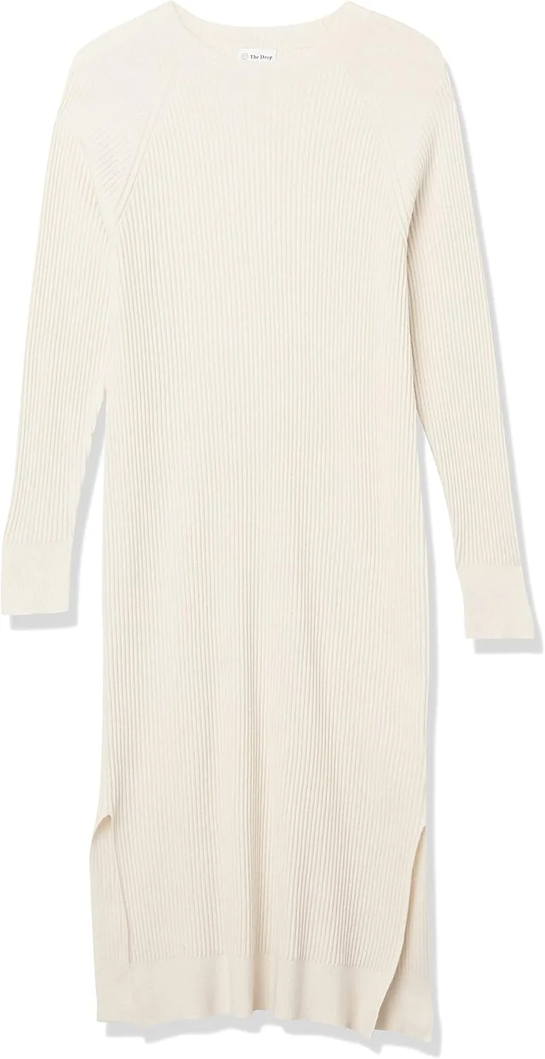 The Drop Women's Renata Rib Midi Dress