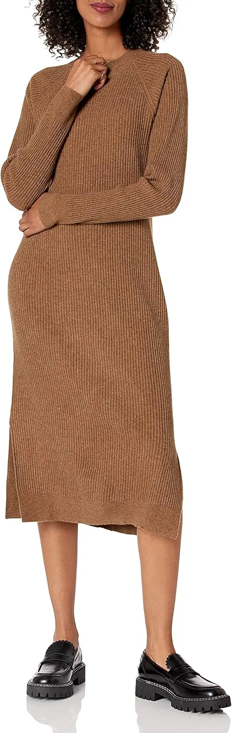 The Drop Women's Renata Rib Midi Dress
