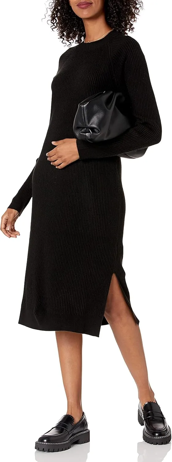 The Drop Women's Renata Rib Midi Dress