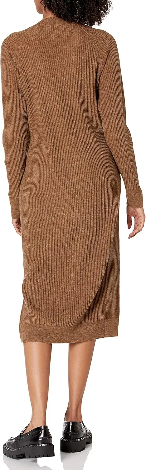 The Drop Women's Renata Rib Midi Dress
