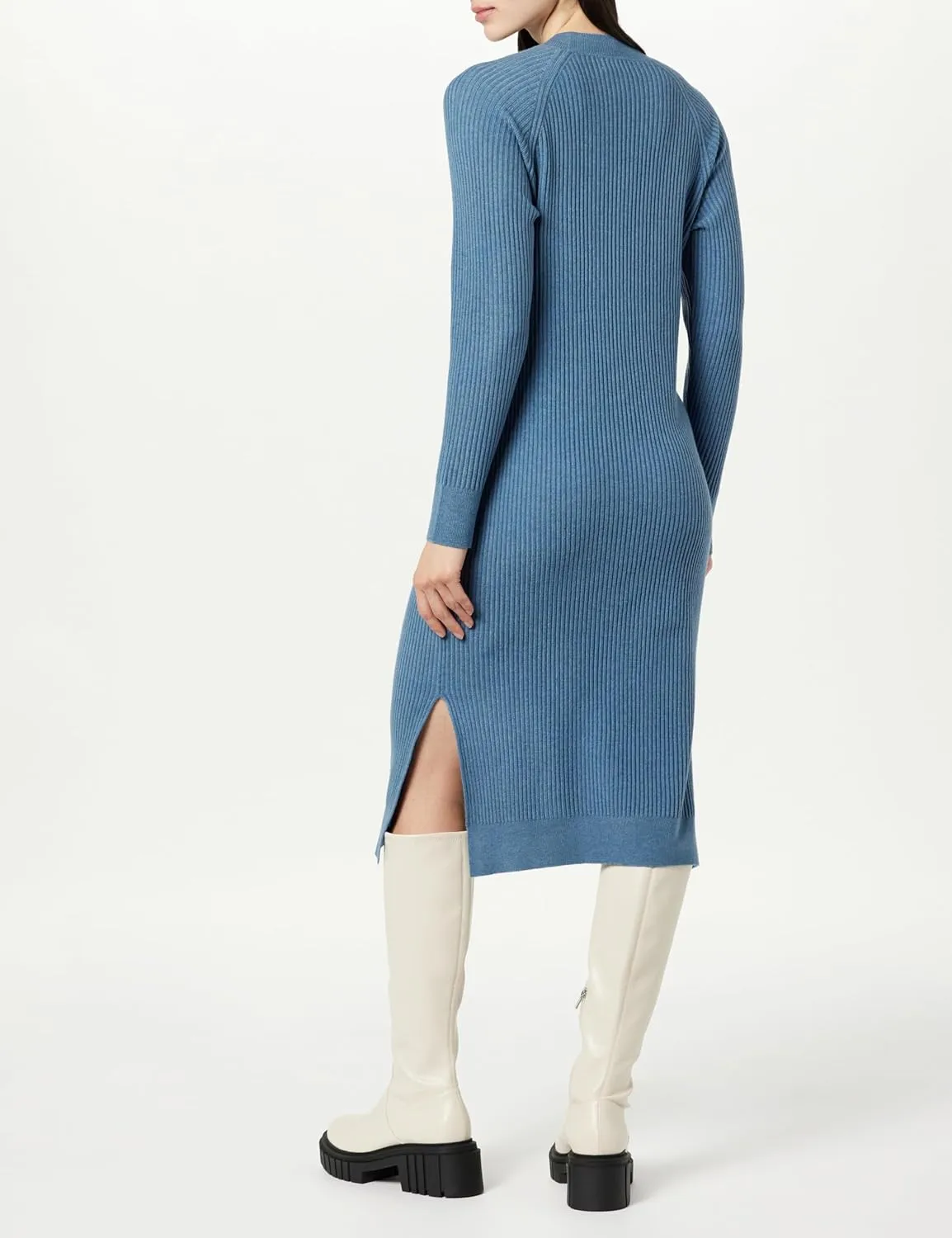 The Drop Women's Renata Rib Midi Dress