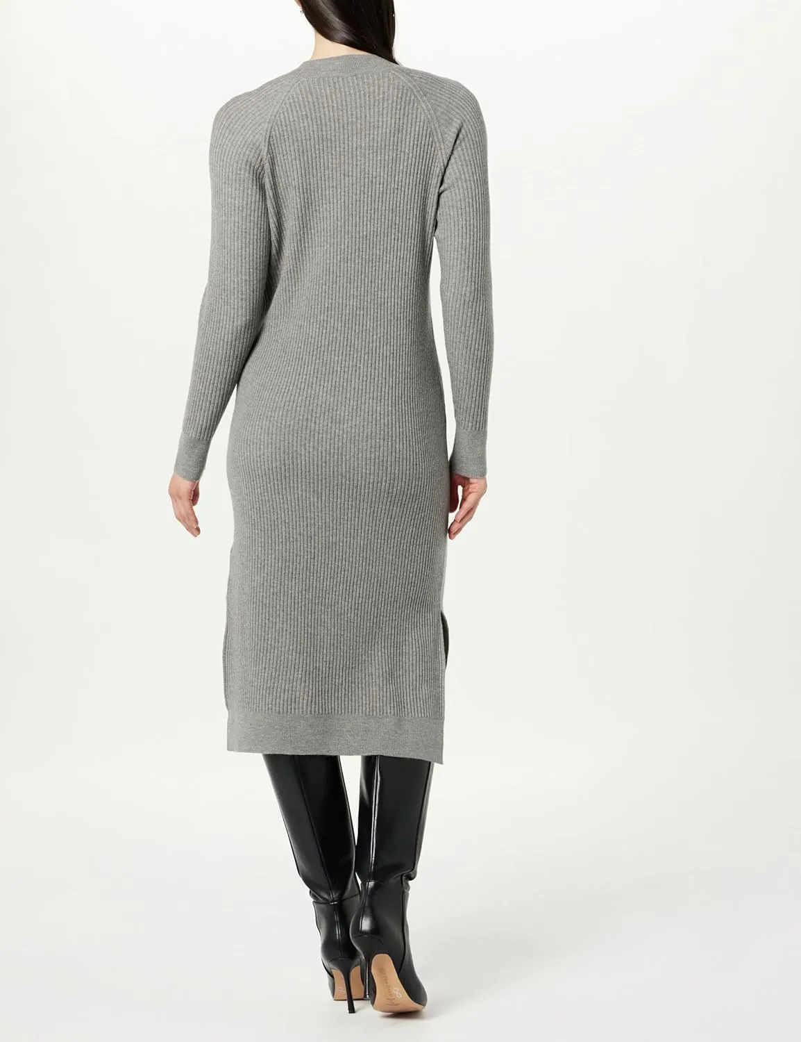 The Drop Women's Renata Rib Midi Dress