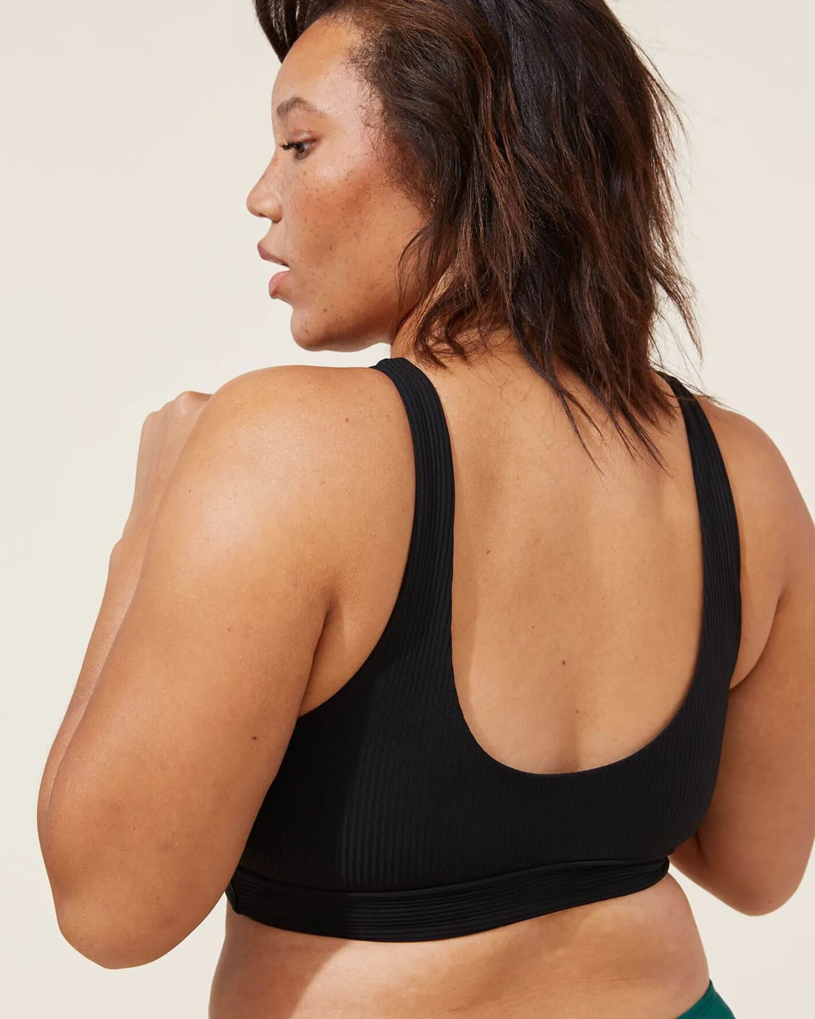 The Ventura Ribbed Top | Black