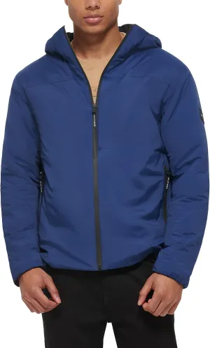 Tommy Hilfiger Men's Stretch Performance Filled Rain Jacket