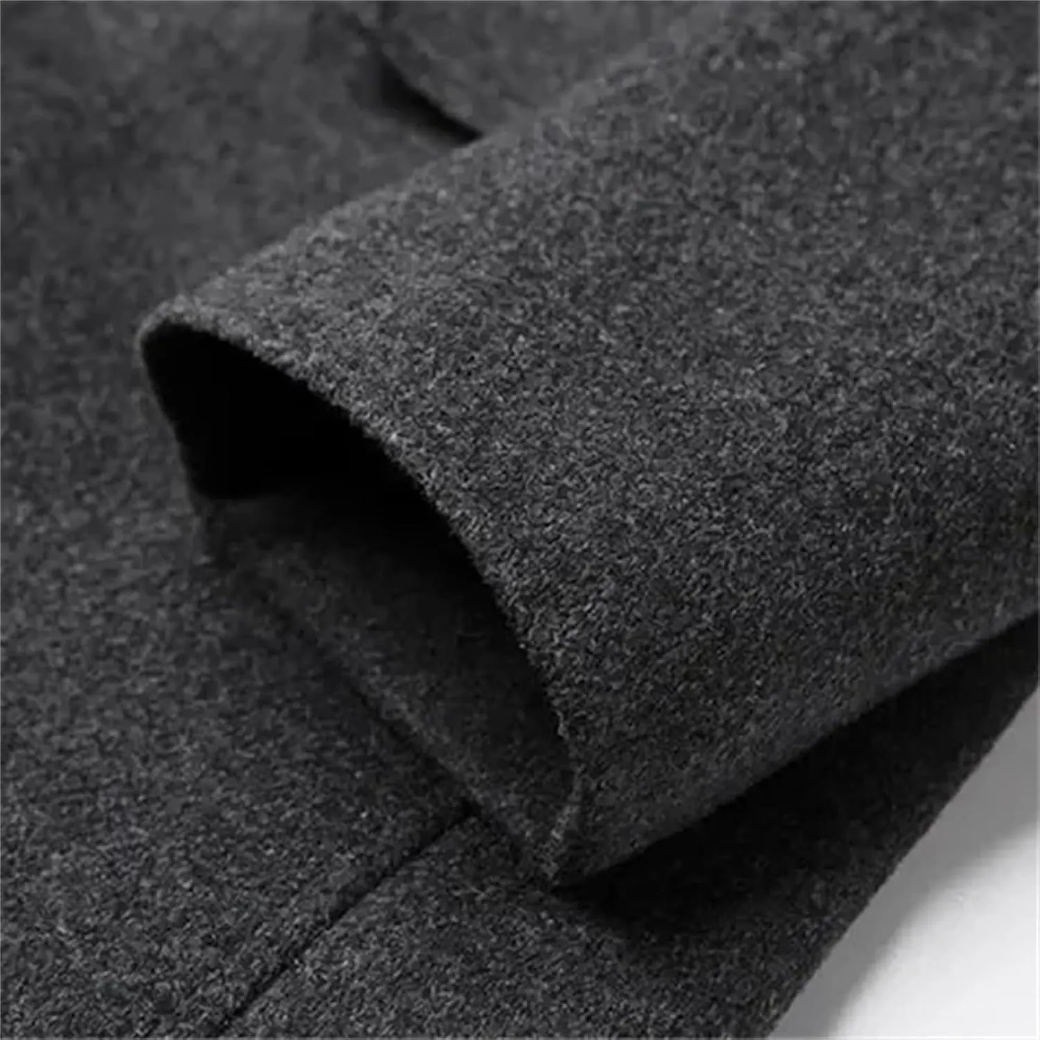 Winter Wool Trench Coat Men Thicken Long Cotton-Padded Overcoat Slim Business Casual Jacket Men Woolen Warm Outwear