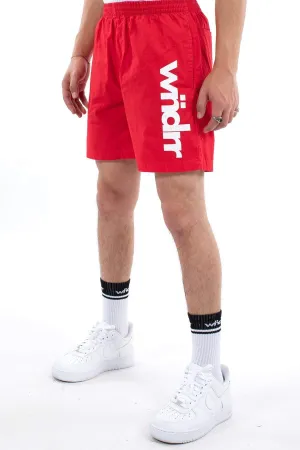 WNDRR LEADER BEACH SHORT - RED