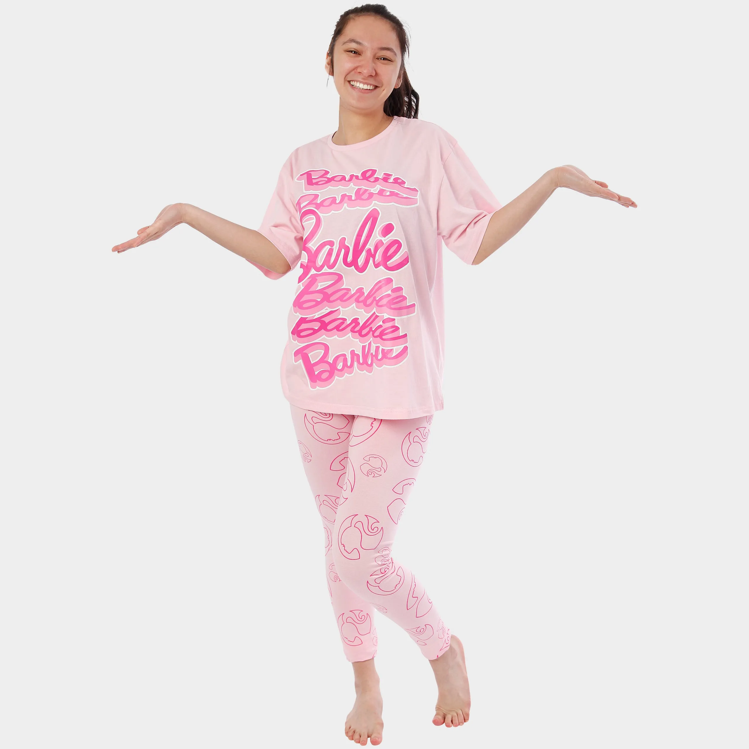 Womens Barbie Pajama Set