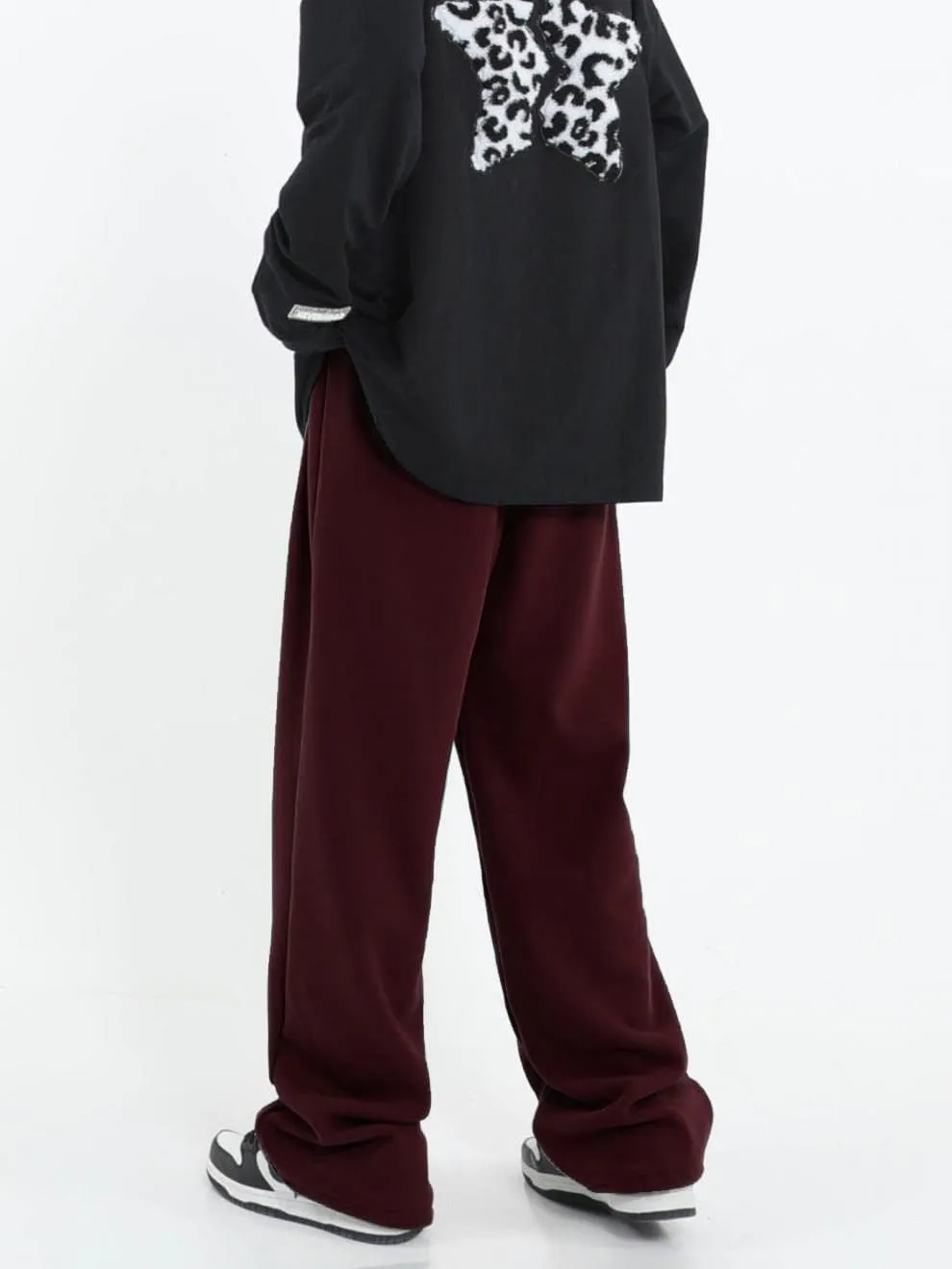 Women's Casual Wide Leg Sweatpants Loose Yoga Pants Comfy Lounge Jogger Baggy Sweatpants with Pockets
