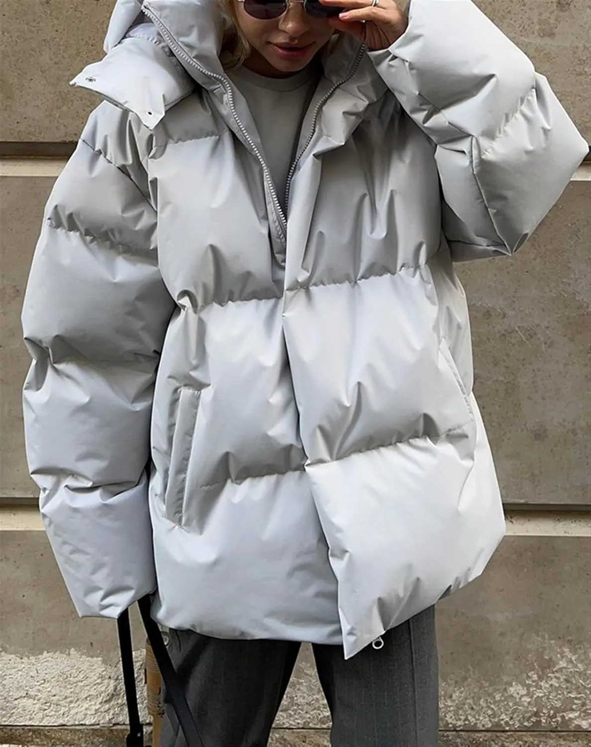 Women's Cotton Padded Jacket Coat Autumn And Winter Jacket Loose Cotton Padded Jacket Loose Coat Top