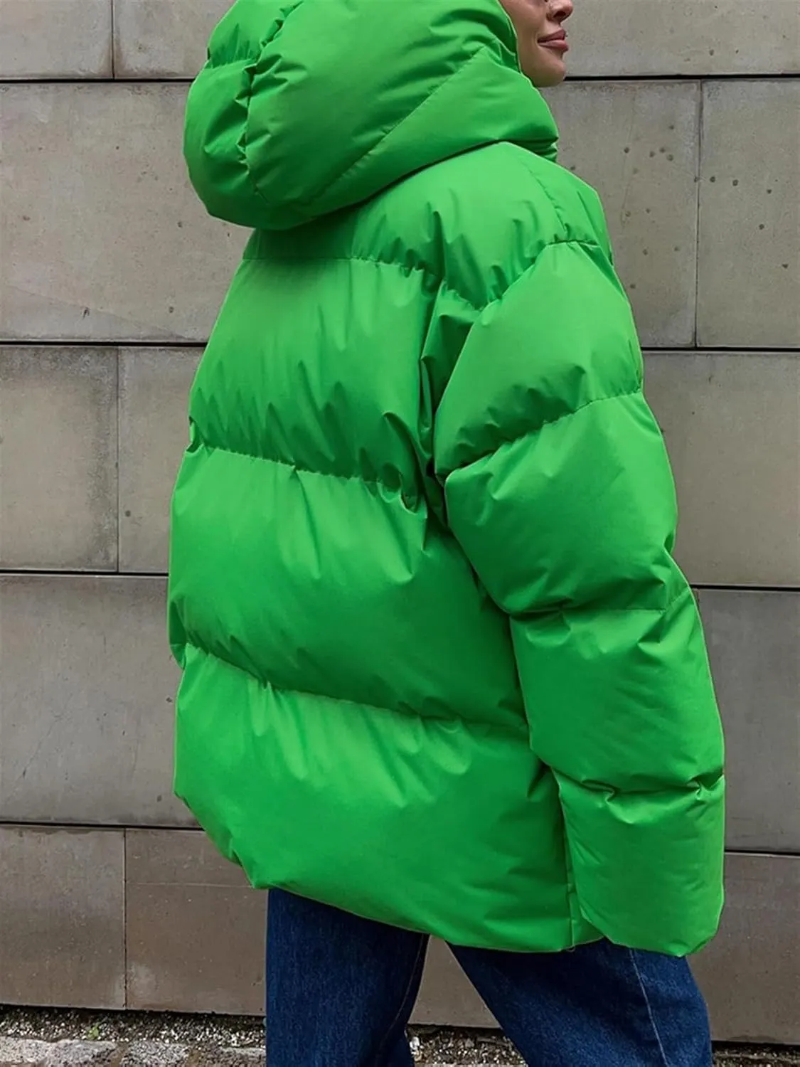 Women's Cotton Padded Jacket Coat Autumn And Winter Jacket Loose Cotton Padded Jacket Loose Coat Top
