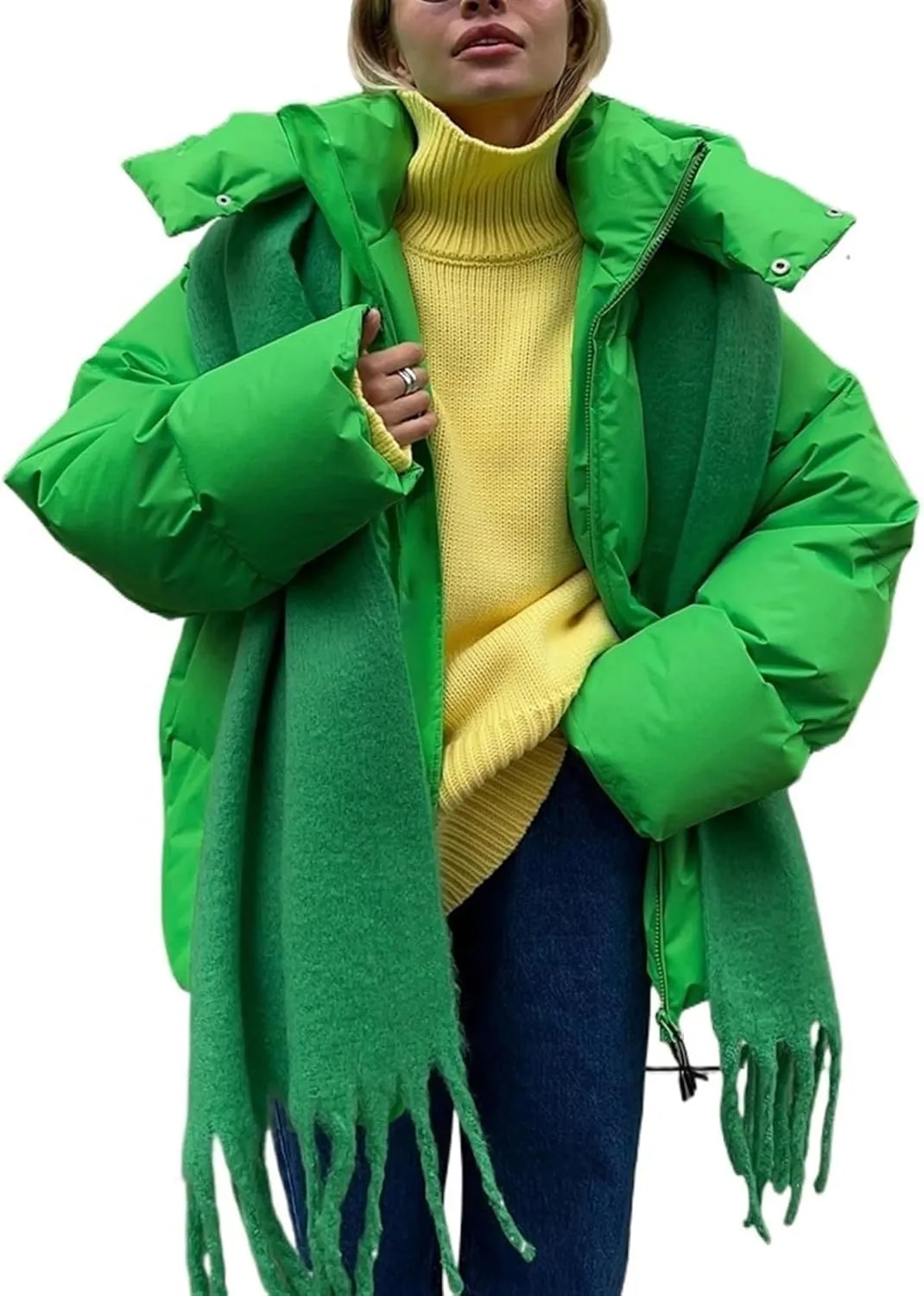 Women's Cotton Padded Jacket Coat Autumn And Winter Jacket Loose Cotton Padded Jacket Loose Coat Top
