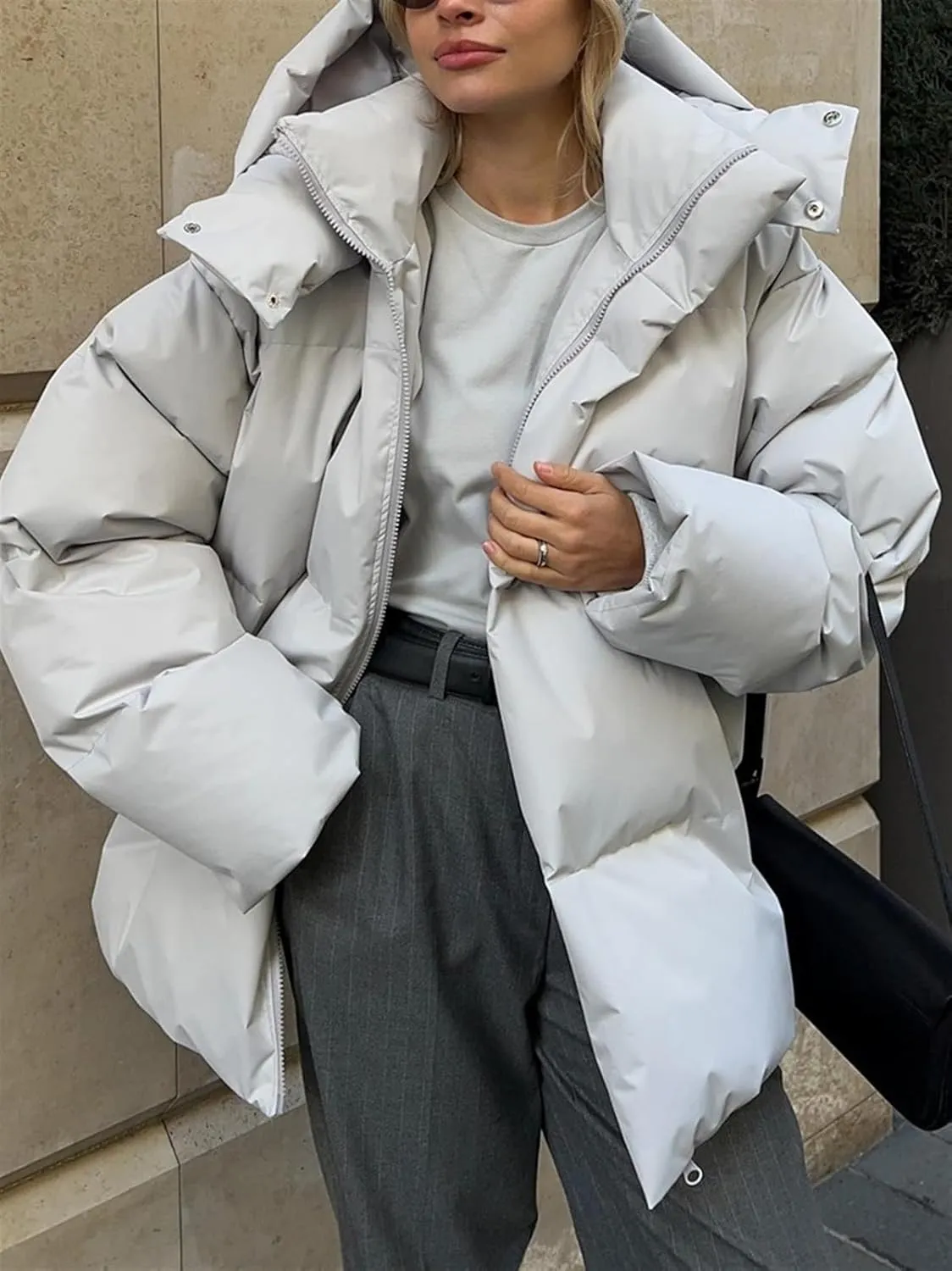 Women's Cotton Padded Jacket Coat Autumn And Winter Jacket Loose Cotton Padded Jacket Loose Coat Top