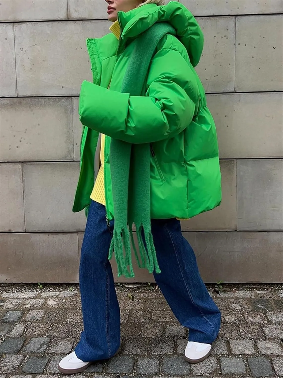 Women's Cotton Padded Jacket Coat Autumn And Winter Jacket Loose Cotton Padded Jacket Loose Coat Top