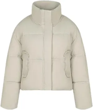 Women's Puffer Warm Jacket Short Removable Sleeve Down Cotton-Padded Clothes Thicken Jacket Coat