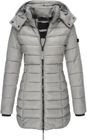 Womens Winter Long Down Coat Thicken Warm Hooded Cotton Padded Puffer Jacket Overcoat